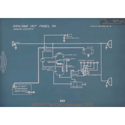 Oakland 34 Schema Electrique 1917 V2