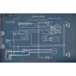 Oakland 35 42 6volt Schema Electrique 1913 Deaci