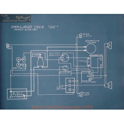 Oakland 35 Deaco Schema Electrique 1913