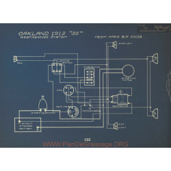 Oakland 35 Schema Electrique 1913 Westinghouse