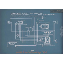Oakland 35 Special Schema Electrique 1913 V2