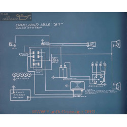 Oakland 37 Schema Electrique 1915