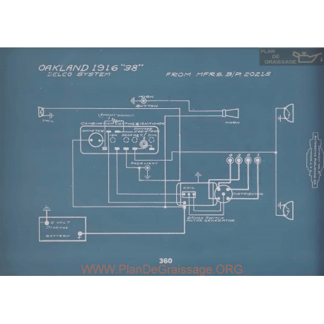 Oakland 38 Schema Electrique 1916 V2