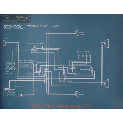 Oakland 42 Schema Electrique 1913