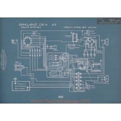 Oakland 43 Schema Electrique 1914 V2