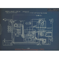 Oakland 48 62 Schema Electrique 1914 Delco