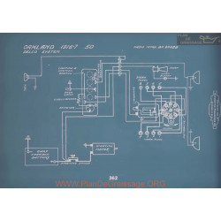 Oakland 50 Schema Electrique 1916 1917 V2