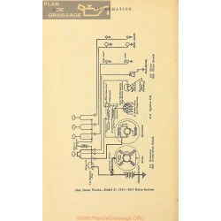 Old 37 Schema Electrique 1917 Delco