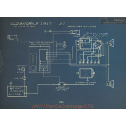 Oldsmobile 37 Schema Electrique 1917 Delco