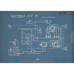 Oldsmobile 37 Schema Electrique 1918