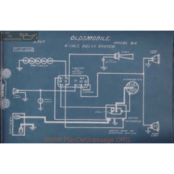 Oldsmobile 42 6volt Schema Electrique 1915 Delco