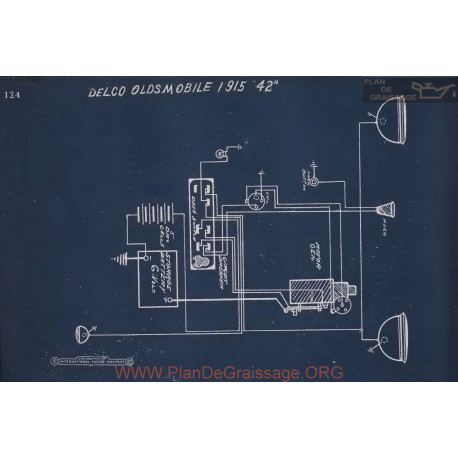 Oldsmobile 42 Schema Electrique 1915 V4