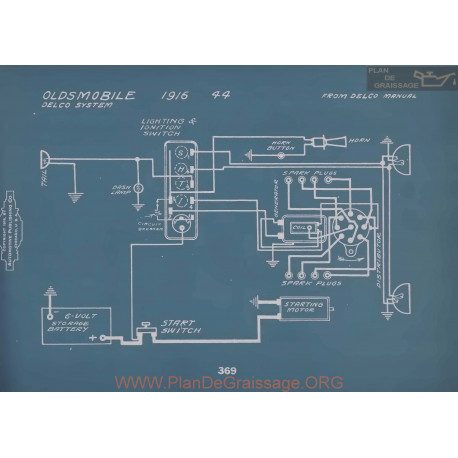 Oldsmobile 44 Schema Electrique 1916 V2