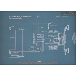 Oldsmobile 45 Schema Electrique 1916 1917