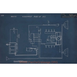 Oldsmobile 45 Schema Electrique 1917