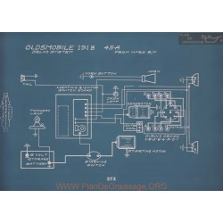 Oldsmobile 45a Schema Electrique 1918