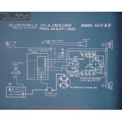 Oldsmobile 46 47 Schema Electrique 1921