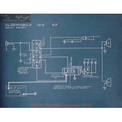 Oldsmobile 46 Schema Electrique 1916