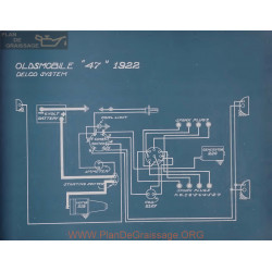 Oldsmobile 47 Schema Electrique 1922