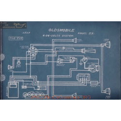 Oldsmobile 536volt 24volt Schema Electrique 1913 Delco