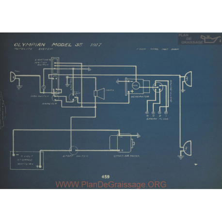 Olympian 35 Schema Electrique 1917 Autolite
