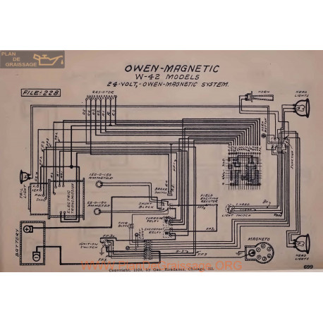 Owen Magnetic W42 24volt Schema Electrique Owen