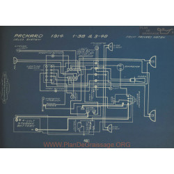 Packard 1 38 3 48 Schema Electrique 1914 Delco