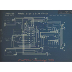 Packard 2 25 2 35 Schema Electrique 1917 1918 Bijur