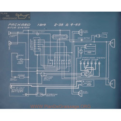 Packard 2 38 4 48 Schema Electrique 1914