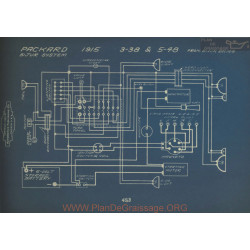 Packard 3 38 5 48 Schema Electrique 1915 Bijur