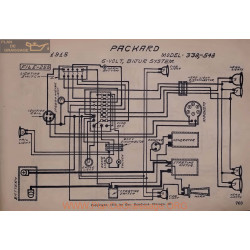 Packard 338 548 6volt Schema Electrique 1915 Bijur V2