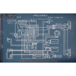 Packard 338 548 6volt Schema Electrique 1915 Bijur