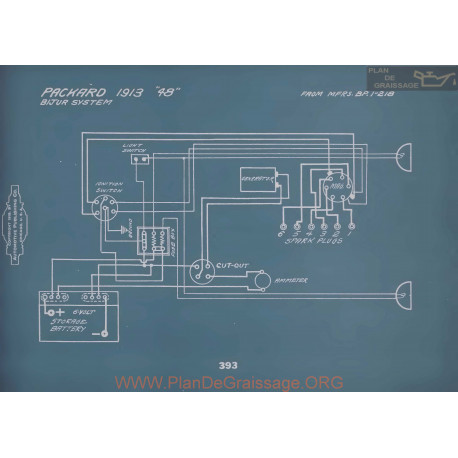 Packard 48 Schema Electrique 1913 V2