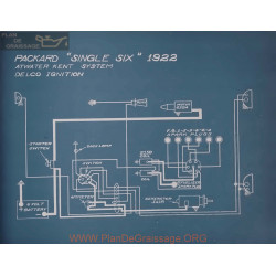 Packard Single Six Schema Electrique 1922