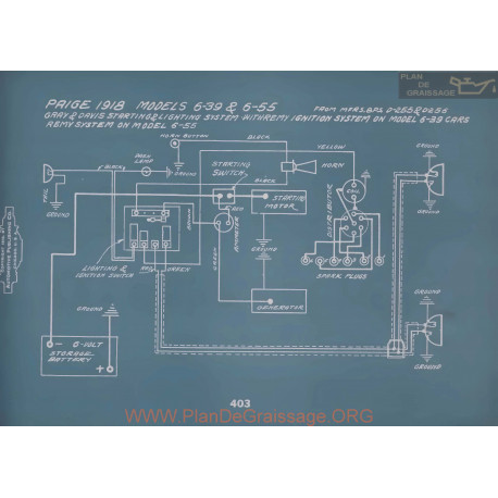 Paige 6 39 6 55 Schema Electrique 1918