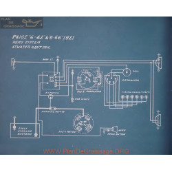 Paige 6 42 6 66 Schema Electrique 1921