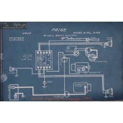 Paige 6 51 55 6volt Schema Electrique 1919 Remy