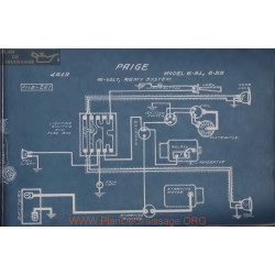 Paige 6 51 55 6volt Schema Electrique 1919 Remy