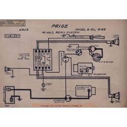 Paige 6 51 6 55 6volt Schema Electrique 1919 Remy