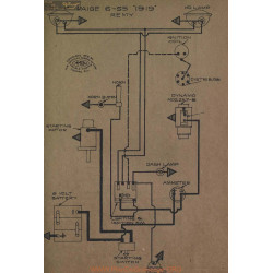 Paige 6 55 Schema Electrique 1919 Remy