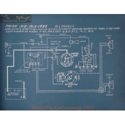 Paige All Models Schema Electrique 1918 1919 1920