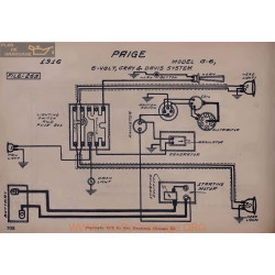 Paige G6 6volt Schema Electrique 1916 Gray & Davis V2