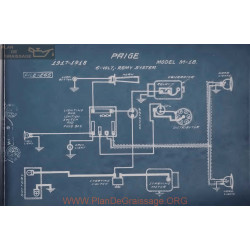 Paige M18 6volt Schema Electrique 1917 1918 Remy