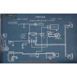 Paige R18 6volt Schema Electrique 1917 1918 Gray & Davis