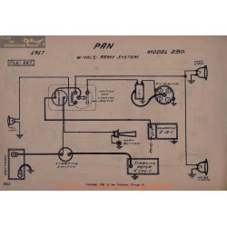 Pan American 250 6volt Schema Electrique 1917 Remy