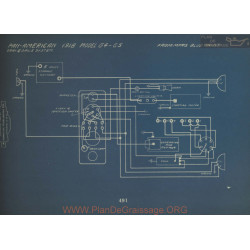 Pan American G4 G5 Schema Electrique 1918 Gray & Davis