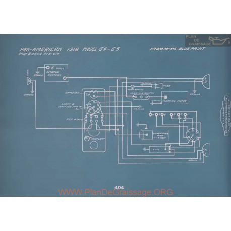 Pan American G4 G5 Schema Electrique 1918 V2