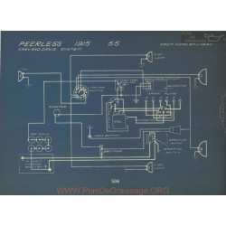 Peerless 55 Schema Electrique 1915 Gray& Davis