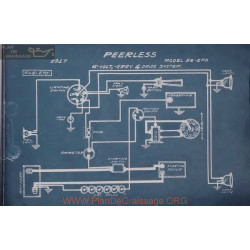 Peerless 56 2ff 6volt Schema Electrique 1917 Gray & Davis