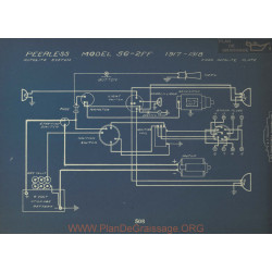 Peerless 56 2ff Schema Electrique 1917 1918 Autolite